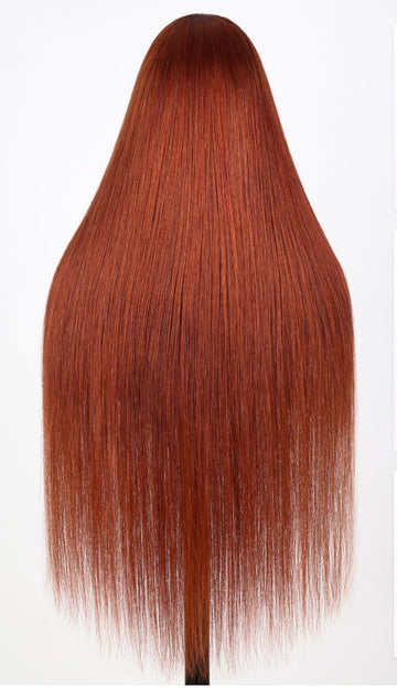 REDISH BROWN 13x4 FRONTAL STRAIGHT WIG